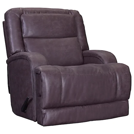 Rocker Recliner with Fully Padded Footrest